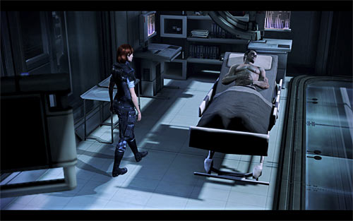 You will be allowed to visit a heavily injured Kaidan as soon as youve arrived on the Citadel for the first time and he will be mentioned during a short conversation with commander Bailey - Mass Effect 3: Citadel: Kaidan Alenko - walkthrough - Missions on the Citadel - Mass Effect 3 Guide