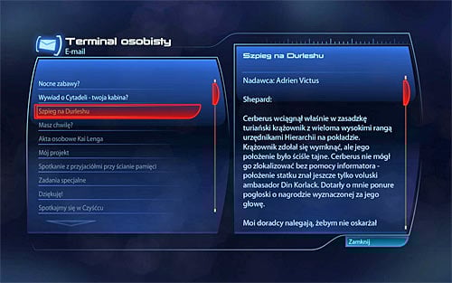 This quest can be activated by interacting with Shepards private terminal on the Normandy after completing Priority: The Citadel #2 main quest and reading a message sent by Primarch Victus - Mass Effect 3: Citadel: Volus Ambassador - walkthrough - Missions on the Citadel - Mass Effect 3 Guide