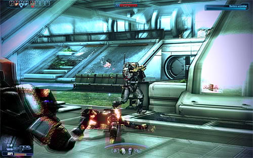 If you dont want to use the Mech, you need to be ready for a rather hard fight - Mass Effect 3: Grissom Academy: Emergency Evacuation - walkthrough - Missions outside the Citadel - Mass Effect 3 Guide