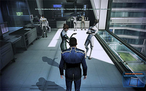 The second option is to overhear a conversation between doctor Silon and doctor Kerry after completing Priority: The Citadel #2 main quest - Mass Effect 3: Citadel: Chemical Treatment - walkthrough - Side Missions - Mass Effect 3 Guide