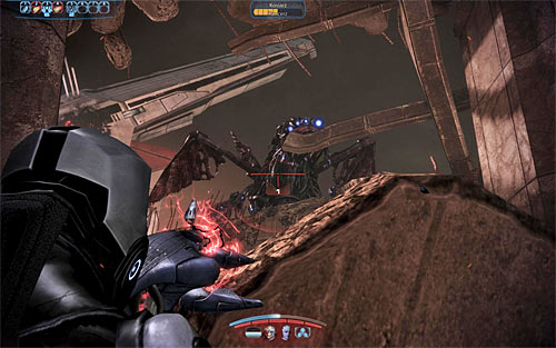 In the further part of the battle the last Harvester will appear, but you dont need to use the standard method to eliminate him this time - Mass Effect 3: Tuchanka, Turian Platoon - walkthrough - Main Missions - Mass Effect 3 Guide
