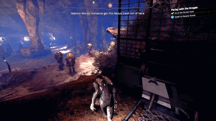 Right next to the throne room. - Parlay with the Krogan | Elaaden - Elaaden - Mass Effect: Andromeda Game Guide