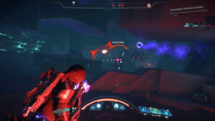 During your last moments on the Remnants ship you have to eliminate quite a large group of enemies. - Investigate Remnant Derelict on Elaaden - Elaaden - Mass Effect: Andromeda Game Guide