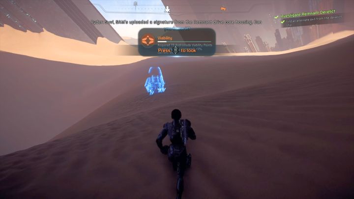 The longed-for return to the surface. - Investigate Remnant Derelict on Elaaden - Elaaden - Mass Effect: Andromeda Game Guide