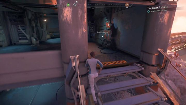 The terminal that you must interact with. - The Search for Ljeta on Elaaden - Elaaden - Mass Effect: Andromeda Game Guide