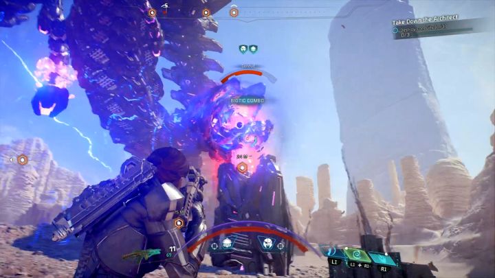 Shoot at the enemys limbs... - Architect on Elaaden | Quest on Elaaden - Elaaden - Mass Effect: Andromeda Game Guide