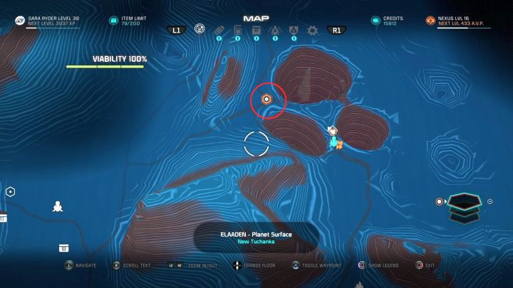A potential outpost location on Elaaden. - Settling Elaaden | Elaadens Quest - Elaaden - Mass Effect: Andromeda Game Guide