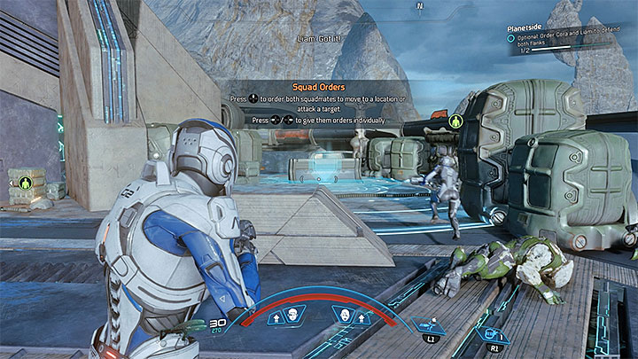 Order your teammates to defend the flanks - Planetside | Priority Ops - Priority Ops (Main quests) - Mass Effect: Andromeda Game Guide