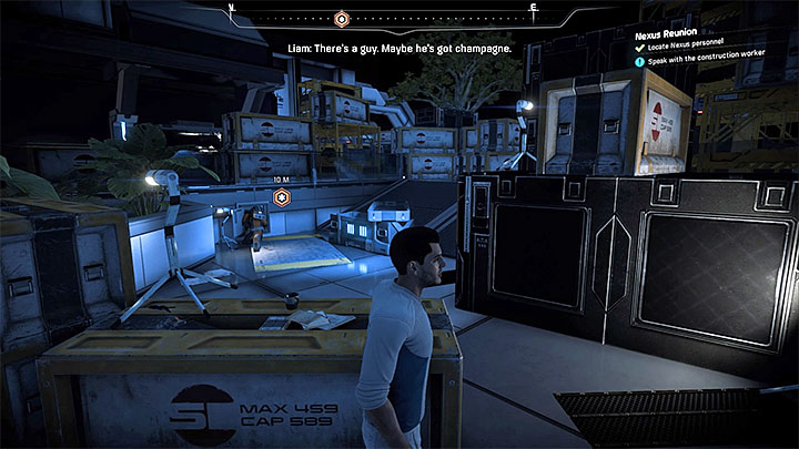 Find the worker in the empty Nexus warehouse - Nexus Reunion | Priority Ops - Priority Ops (Main quests) - Mass Effect: Andromeda Game Guide