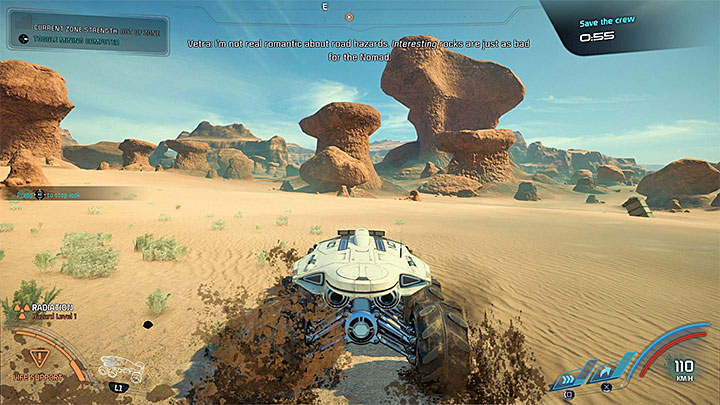 Maintain high speed and avoid hitting any obstacles - Shock Therapy | Eos side quests - Eos - Mass Effect: Andromeda Game Guide