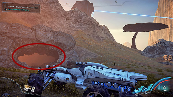 The final, third monolith is located in the southern part of the map - Healing Kadaras Heart | Kadara side quests - Kadara - Mass Effect: Andromeda Game Guide