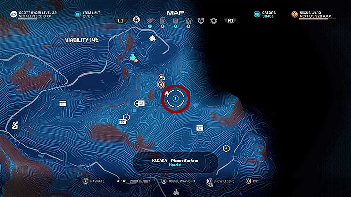 This quest can be unlocked by meeting with one of the exiles in the small encampment in the north part of Kadara - this place is presented in the picture above - Other quests | Kadara side quests - Kadara - Mass Effect: Andromeda Game Guide