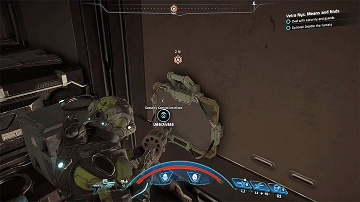 Right after you enter the new area you must immediately hide behind cover because your team will be under heavy fire - Vetra Nyx: Means and Ends - Allies and Relationships quests - Mass Effect: Andromeda Game Guide