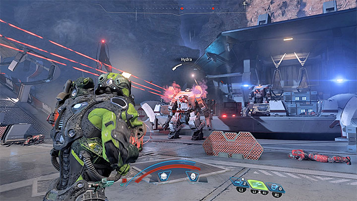 Fire at the distinctive parts of the machine to weaken its armor - Nakmor Drack: A Future for Our People (loyalty mission) | Allies and Relationships - Allies and Relationships quests - Mass Effect: Andromeda Game Guide