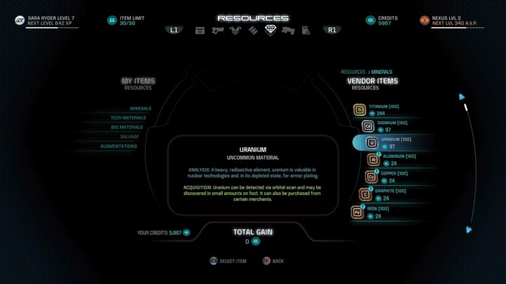 Crafting materials can cost huge amount of Credits. - How to get crafting materials in Mass Effect: Andromeda? - FAQ - Frequently asked questions - Mass Effect: Andromeda Game Guide