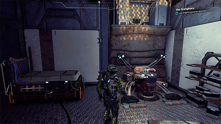 Even with Alains help, you still have to hack the terminal - The Firefighters | Nexus side quests - Nexus - Mass Effect: Andromeda Game Guide