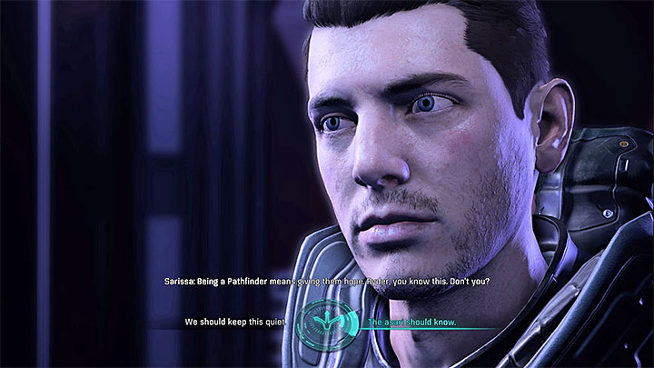 The first choice - Cora Harper: At Dutys Edge (loyalty mission) | Allies and Relationships - Allies and Relationships quests - Mass Effect: Andromeda Game Guide