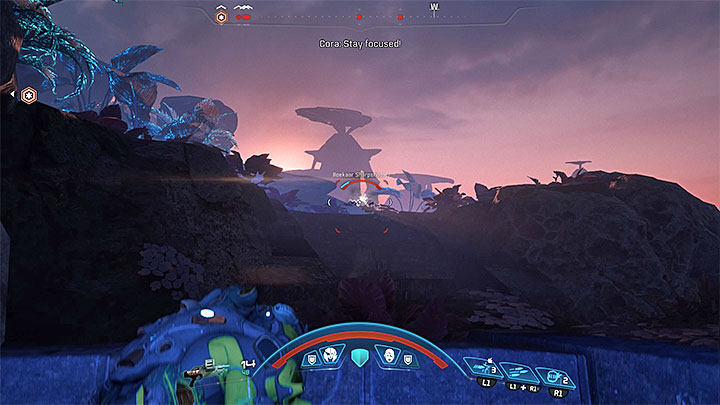 Avoid sniper fire - Jaal Ama Darav: Flesh and Blood (loyalty mission) | Allies and Relationships - Allies and Relationships quests - Mass Effect: Andromeda Game Guide