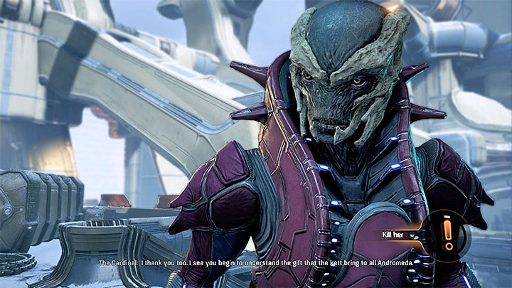 If youve chosen the first variant, youll also be left with the decision on how to proceed with the Cardinal - A Trail of Hope | Priority Ops - Priority Ops (Main quests) - Mass Effect: Andromeda Game Guide