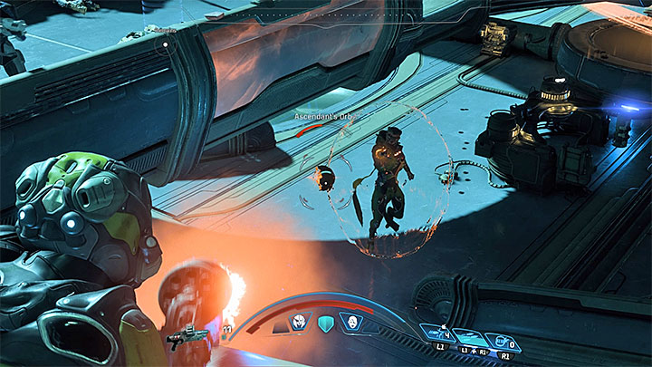 Find the Ascendant during the second battle and destroy his spheres before you start attacking him - Hunting the Archon | Priority Ops - Priority Ops (Main quests) - Mass Effect: Andromeda Game Guide