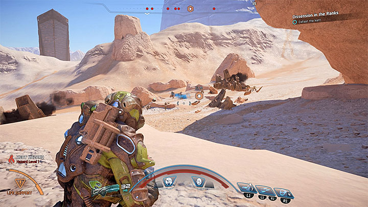 Youll need to make a tough climb - off-road mode is recommended - Dissension in the Ranks | Allies and Relationships - Allies and Relationships quests - Mass Effect: Andromeda Game Guide