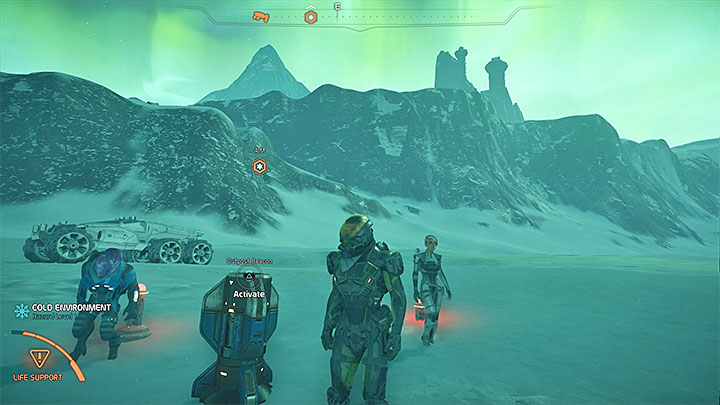 The optimal place for establishing an outpost is marked on the map of Voeld - Settling Voeld | Voeld side quests - Voeld - Mass Effect: Andromeda Game Guide