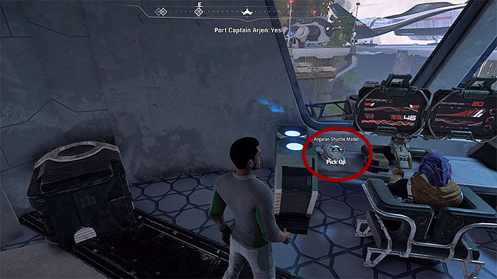 This model can be found in Aya Docks - List of scale models for the captains cabin in Mass Effect: Andromeda - FAQ - Frequently asked questions - Mass Effect: Andromeda Game Guide