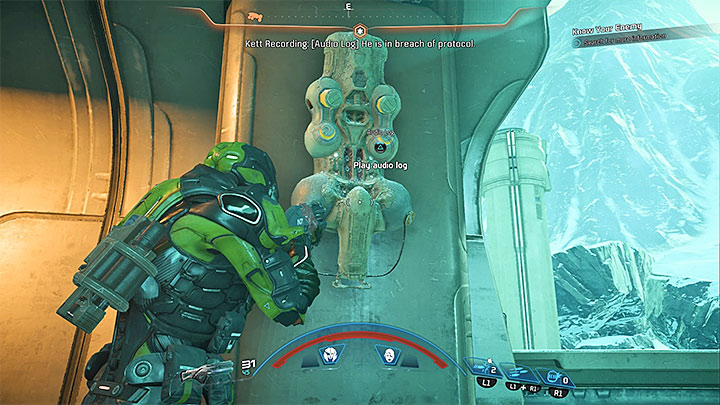 When you are on communication stations terrain you should, among others, play the audio logs - Know Your Enemy | Allies and Relationships - Allies and Relationships quests - Mass Effect: Andromeda Game Guide