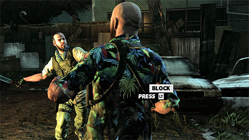 At the very end of this chapter you have a boss fight which means pushing the buttons in the order they will be displayed on the screen - Chapter IX - p. 2 - Walkthrough - Max Payne 3 Game Guide & Walkthrough