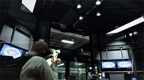 According to the Max comment you cant eliminate the boss now, because hes hiding on the upper balcony - Chapter XIII - p. 5 - Walkthrough - Max Payne 3 Game Guide & Walkthrough
