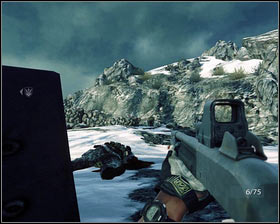 Get rid of them and then move forward while trying to stick to the right side - Rescue the Rescuers - p. 2 - Walkthrough - Medal of Honor - Game Guide and Walkthrough