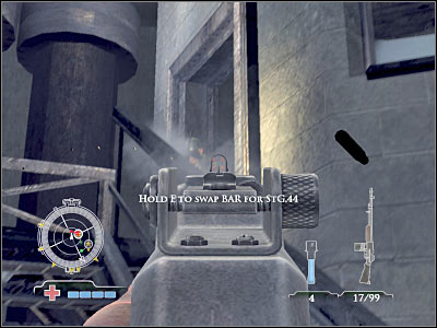 Now you will only have to proceed to the far side of the bunker - Disable Ammunition Lift Controls #2 - Operation Der Flakturm - Medal of Honor: Airborne - Game Guide and Walkthrough