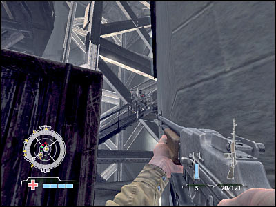 You may start moving towards your target area - Disable Ammunition Lift Controls #2 - Operation Der Flakturm - Medal of Honor: Airborne - Game Guide and Walkthrough