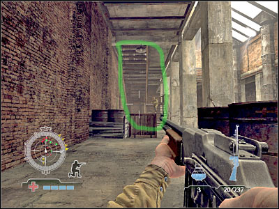 Keep heading forward - Destroy Munitions Stockpile - part 1 - Operation Varsity - Medal of Honor: Airborne - Game Guide and Walkthrough