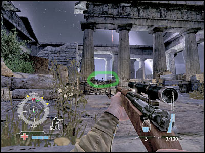 Second heavy machine gun post can be found to your right - Set Signal Fires for P-40 Warhawks - Operation Avalanche - Medal of Honor: Airborne - Game Guide and Walkthrough