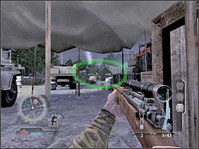 The first fuel tank can be found to the right - Sabotage Fuel Containers - Operation Avalanche - Medal of Honor: Airborne - Game Guide and Walkthrough