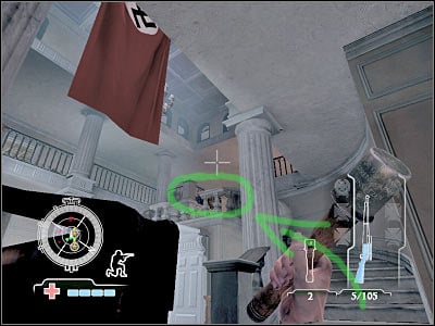 Before you decide to proceed any further, you should hide somewhere near the heavy machine gun post - Eliminate German officers - part 2 - Operation Husky - Medal of Honor: Airborne - Game Guide and Walkthrough