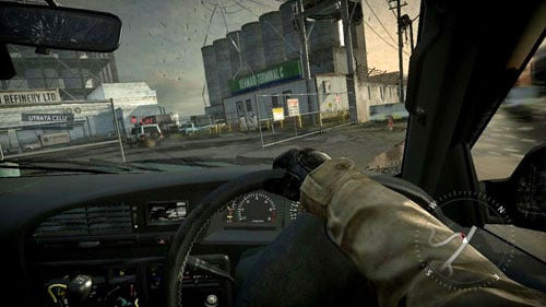 At the beginning, when going out of the port will not be difficult because of the wide roads and no barriers - Mission 04: Hot Pursuit - Campaign - Medal of Honor: Warfighter - Game Guide and Walkthrough