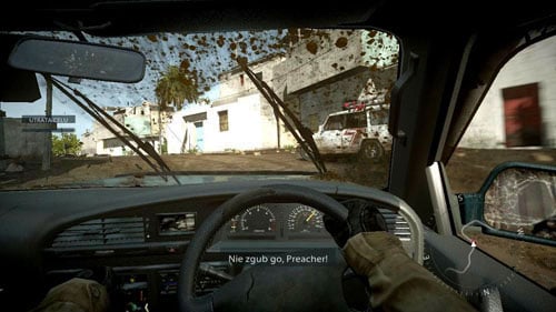 Go ahead, up the left side of your target back on the road - Mission 04: Hot Pursuit - Campaign - Medal of Honor: Warfighter - Game Guide and Walkthrough