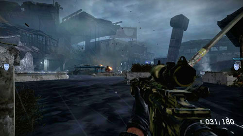 Move slowly to the left along the long wall, which is a good cover - Mission 06: Rip Current - Campaign - Medal of Honor: Warfighter - Game Guide and Walkthrough