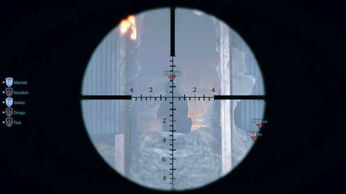 After the initial cleaning, youll get a new job site - killing snipers in the building - Mission 11: Old Friends - Campaign - Medal of Honor: Warfighter - Game Guide and Walkthrough