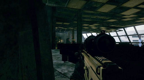 If you are tired of standing before the door, quickly run to the left, to the stairs - Mission 11: Old Friends - Campaign - Medal of Honor: Warfighter - Game Guide and Walkthrough