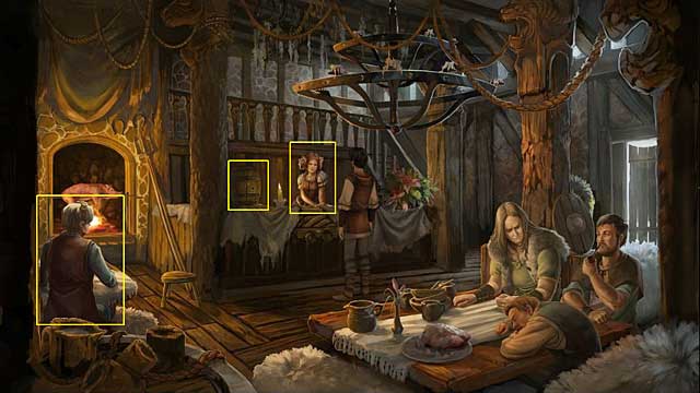 Use the destruction spell with a wine barrel - Complete a detailed drawing of the attacker: part 1 - Chapter II - Memoria - Game Guide and Walkthrough