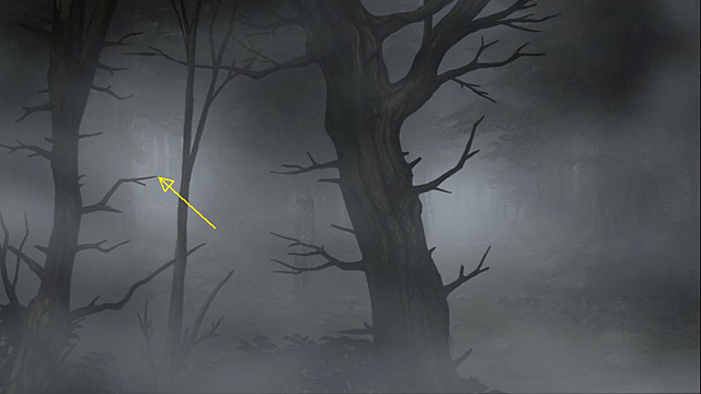 You will come to the destroyed tent and dead horse - Overcome the thorn bush with the spiders and rescue the staff from the spiders nest - Chapter III - Memoria - Game Guide and Walkthrough