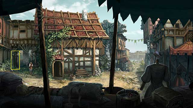 Go outside and talk with the Shadow about Owlric and Bryda - Examine the scene of the crime and find a way into Owlrics - Chapter IV - Memoria - Game Guide and Walkthrough