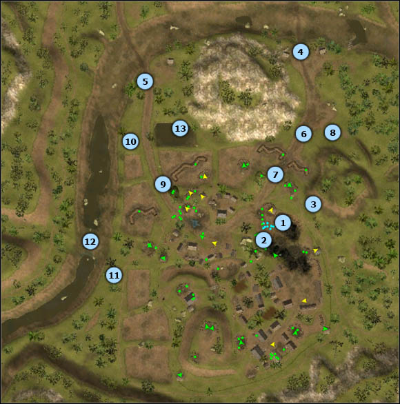 1 - Mission 4: Gatecrushers - map - North Vietnamese - Men of War: Vietnam - Game Guide and Walkthrough