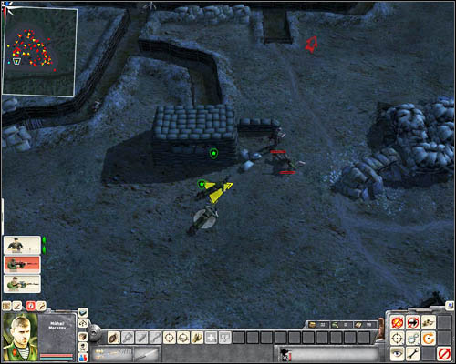 New objective: Eliminate radio operators, so they can't call in helicopter support - Mission 5: Happy Tet Day - p. 1 - North Vietnamese - Men of War: Vietnam - Game Guide and Walkthrough