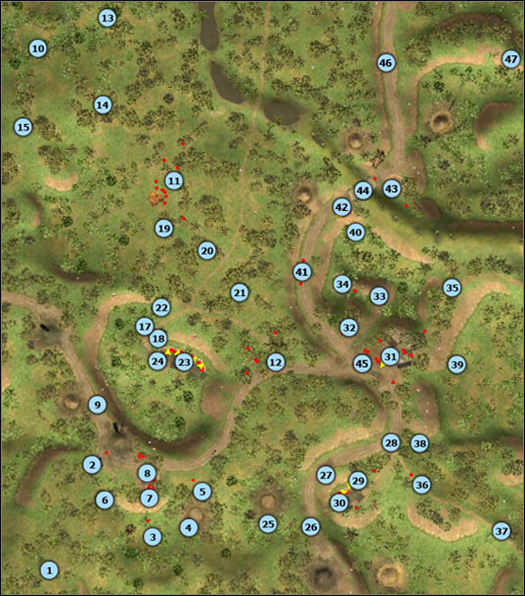 1 - Mission 3: On the Trail of Uncle Ho - map - USA - Men of War: Vietnam - Game Guide and Walkthrough