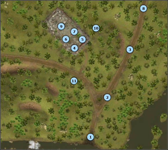 1 - Mission 5: Long Way Home - map 3 - USA - Men of War: Vietnam - Game Guide and Walkthrough