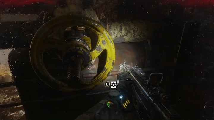 Walk on the pipe and shoot the tentacles - Metro Exodus Sams Story: Getting a diving suit - walkthrough - Walkthrough - Metro Exodus Guide